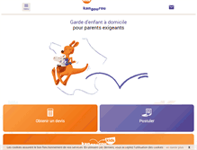 Tablet Screenshot of kangouroukids.fr